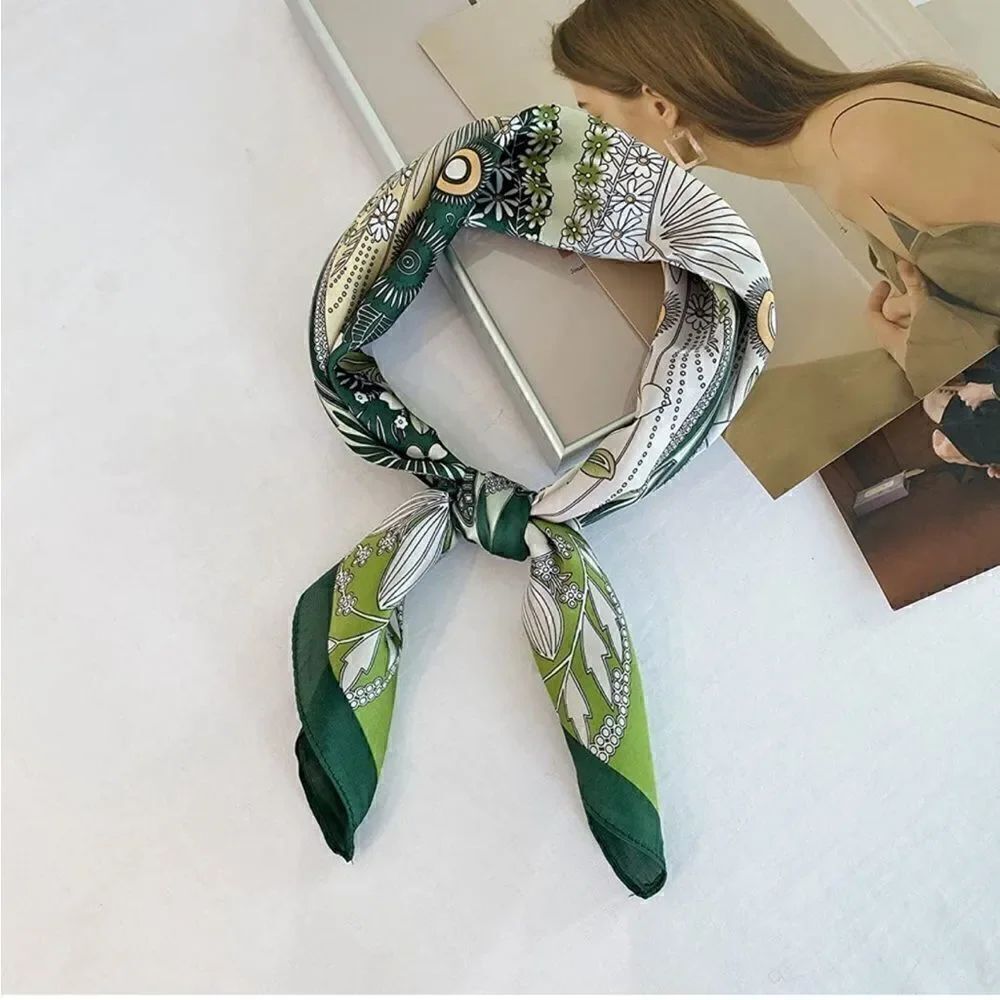 Four Leaf Clover Silky Scarf 🍀